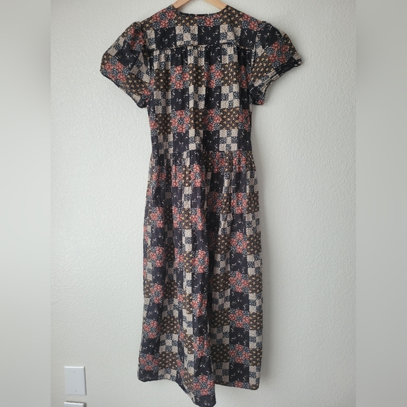 Christy Dawn the dawn dress in harvest patchwork, medium - Picture 8 of 8